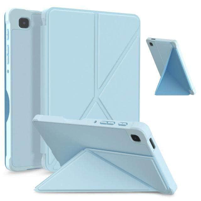 CaseBuddy Australia Casebuddy Sky Blue / Tab A7 lite 8.7 inch Galaxy Tab A7 Lite 2021 T220 T225 Multi Angle Folding Cover
