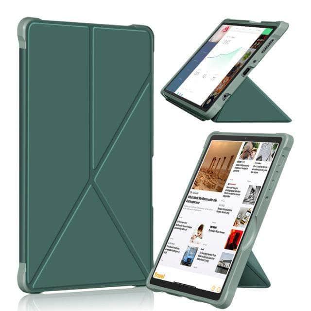CaseBuddy Australia Casebuddy Dark Green / Tab A7 lite 8.7 inch Galaxy Tab A7 Lite 2021 T220 T225 Multi Angle Folding Cover