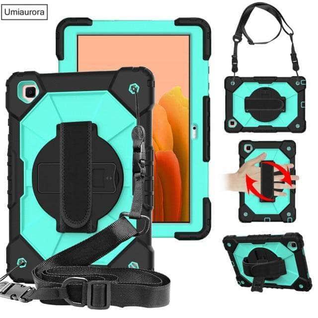 CaseBuddy Australia 02 Black LT Green / A7 Lite 8.7 T225 Galaxy Tab A7 Lite 2021 T220 T225 Tablet Kids Shockproof Cover