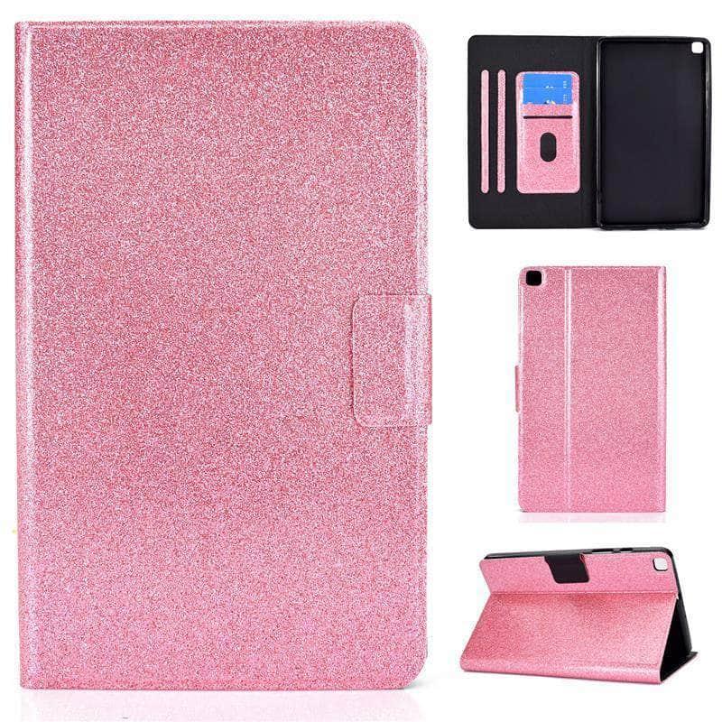 CaseBuddy Australia Casebuddy Galaxy Tab A7 Lite T220 T225 Glitter Bling Leather Case