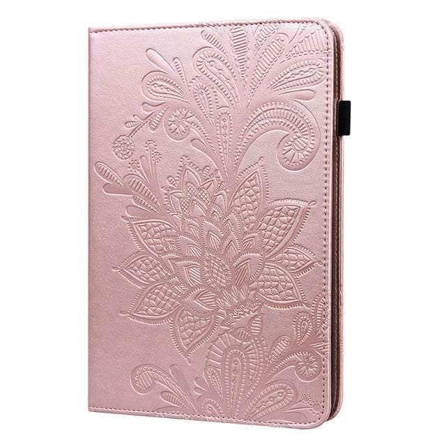 CaseBuddy Australia Casebuddy rose gold / A8 2021 (10.5 inch) Galaxy Tab A8 10.5 (2022) Embossed Classic Flower Case