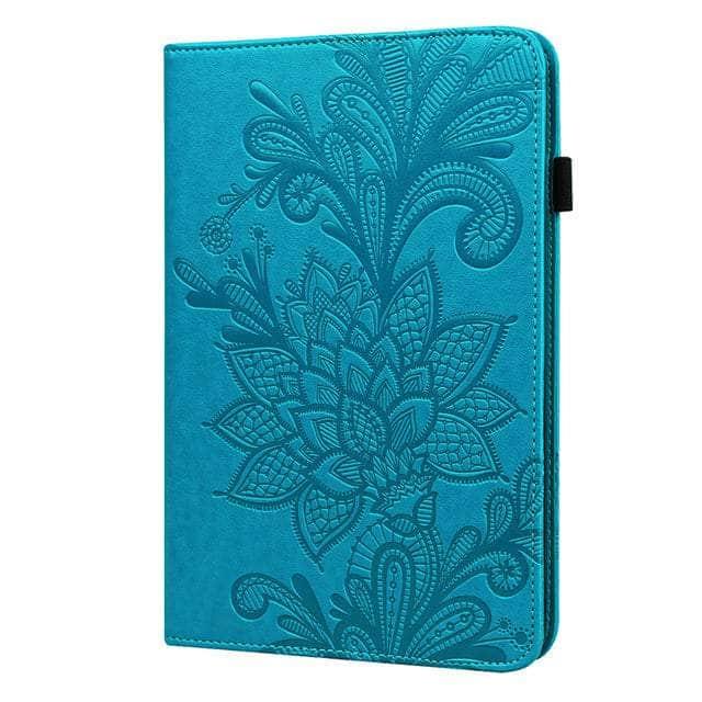 CaseBuddy Australia Casebuddy blue / A8 2021 (10.5 inch) Galaxy Tab A8 10.5 (2022) Embossed Classic Flower Case