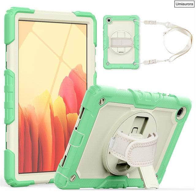 CaseBuddy Australia Casebuddy 03 Candy Green / Tab A8 10.5 X200 Galaxy Tab A8 10.5 (2022) Kids Shock Proof Stand Cover