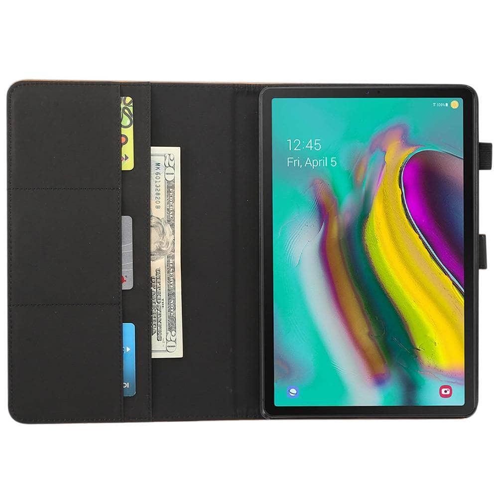 Galaxy Tab S5e 10.5 SM-T720 SM-T725 Simple Design Soft PU Leather Smart Flip Tablet Case - CaseBuddy