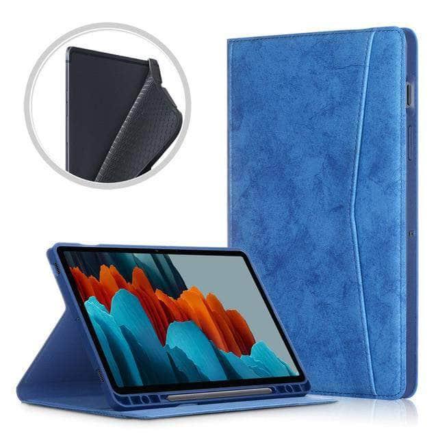 Galaxy Tab S7 11 T870 T875 Folding Flip Stand Wallet Case - CaseBuddy