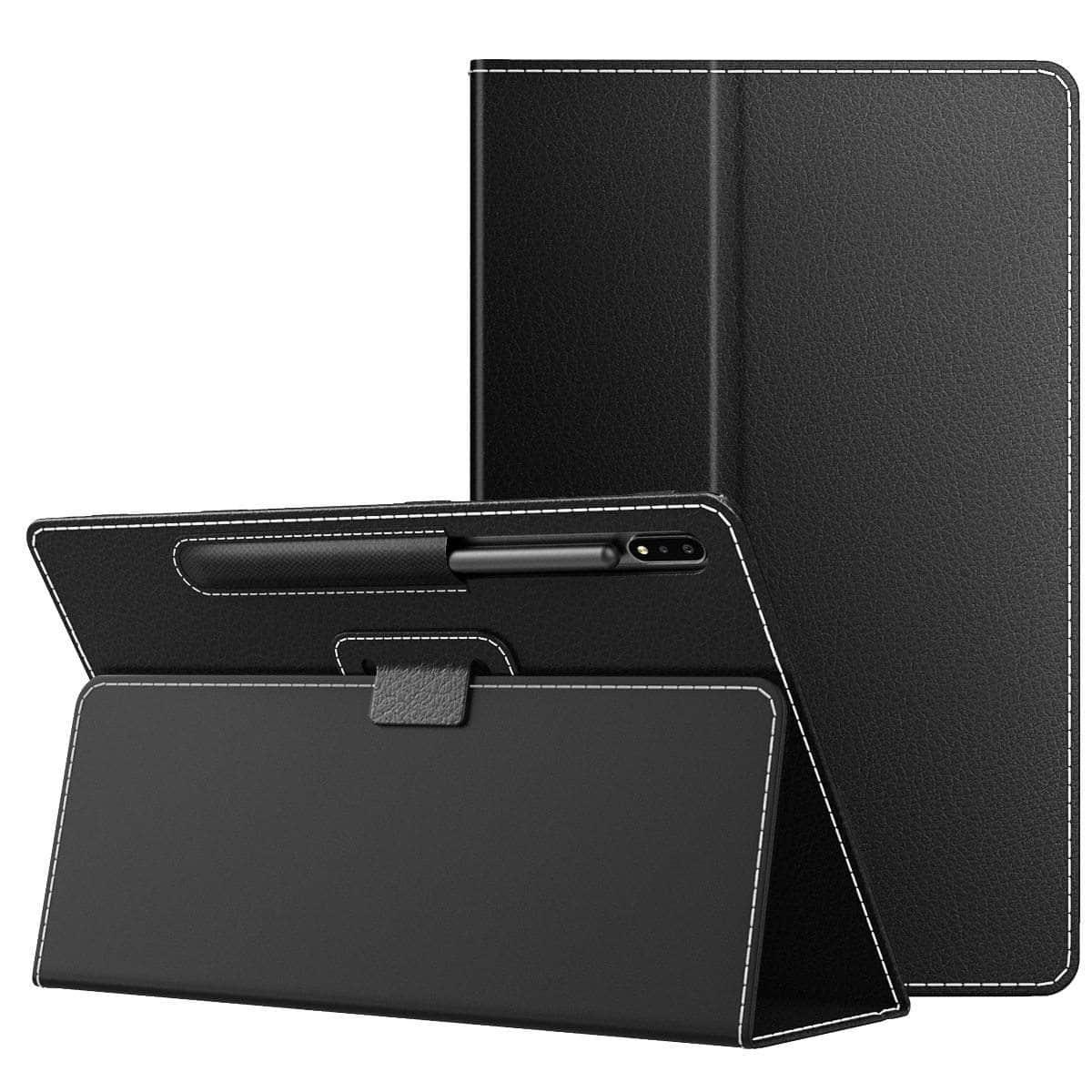 Galaxy Tab S7 11 T870 T875 Ultra Slim Tri-Fold Cover Pen Holder - CaseBuddy