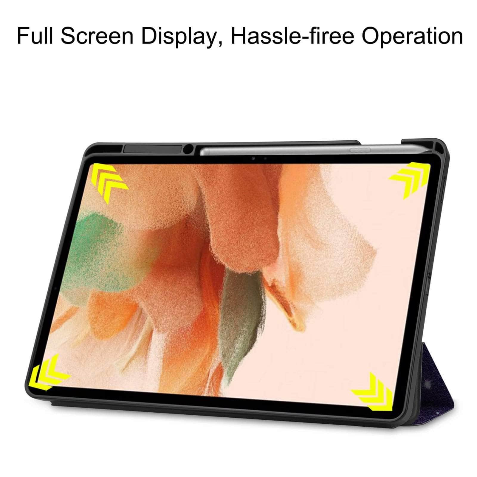 CaseBuddy Australia Casebuddy Galaxy Tab S7 Lite T730 T735 Ultra Tri-Fold Hard Shell Smart Cover