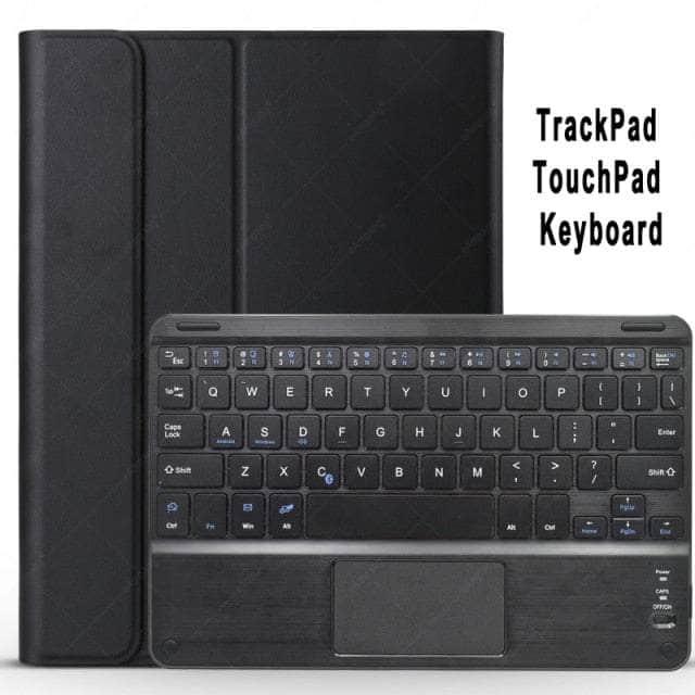 CaseBuddy Australia Casebuddy Black with Black / S8 11 X700 X706 Galaxy Tab S8 11 X700 Wireless Leather Keyboard Trackpad Case