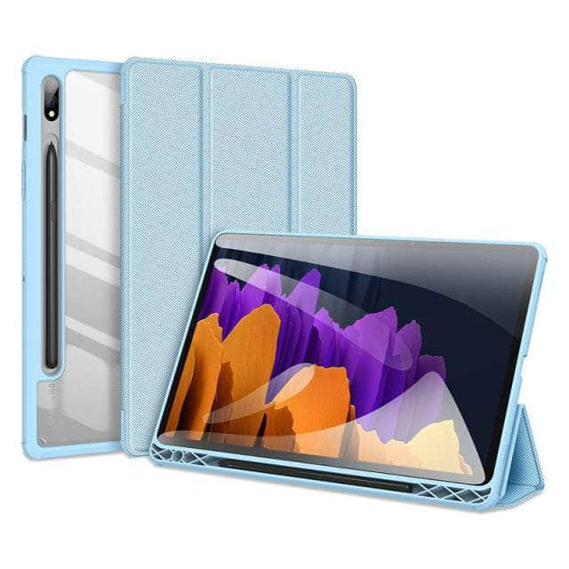 CaseBuddy Australia Casebuddy blue / Tab S8 Plus Galaxy Tab S8 Plus X800 Flip Leather Business Cover