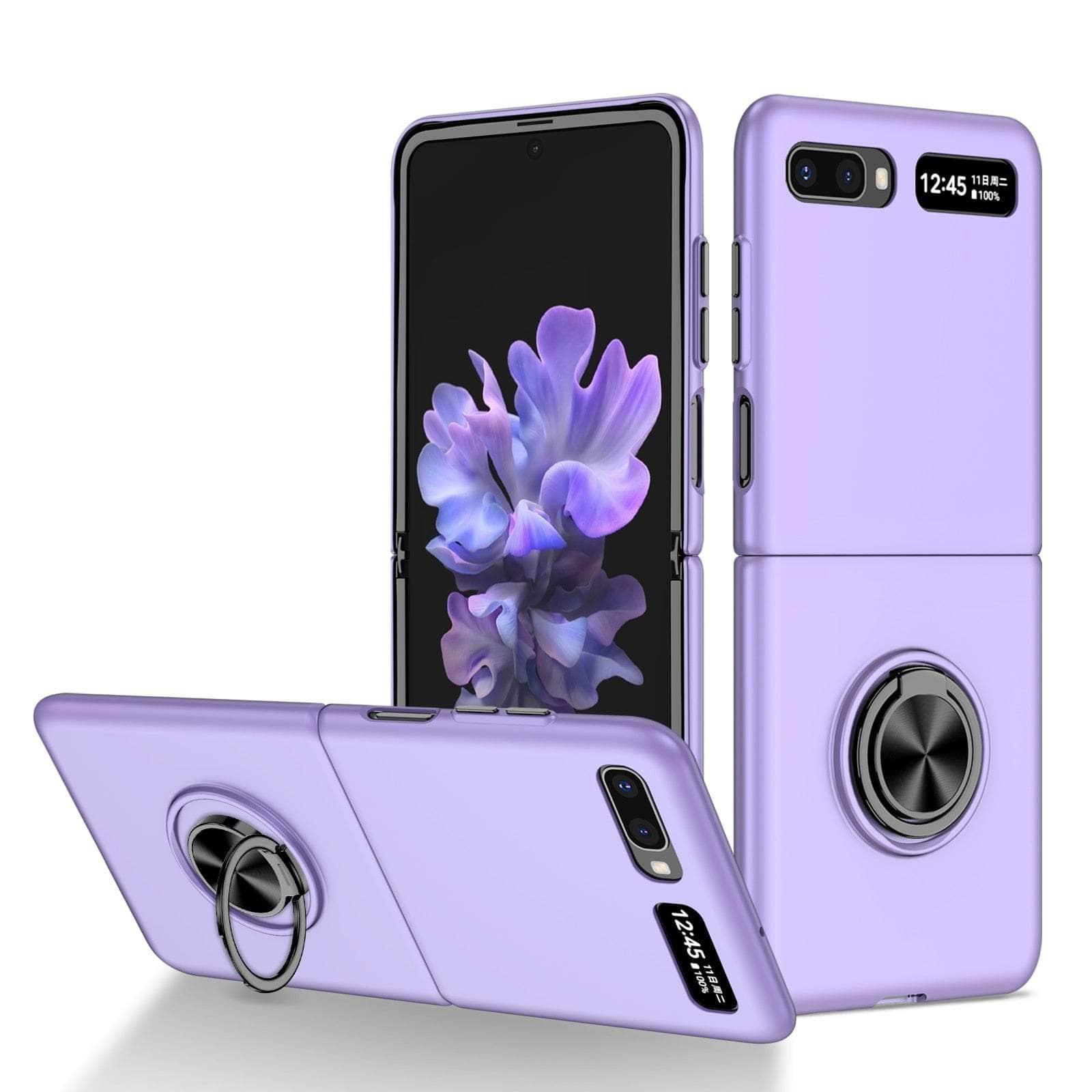 Casebuddy purple / for Samsung Z Flip 3 Galaxy Z Flip 3 Anti-Falling Kickstand Ring Case
