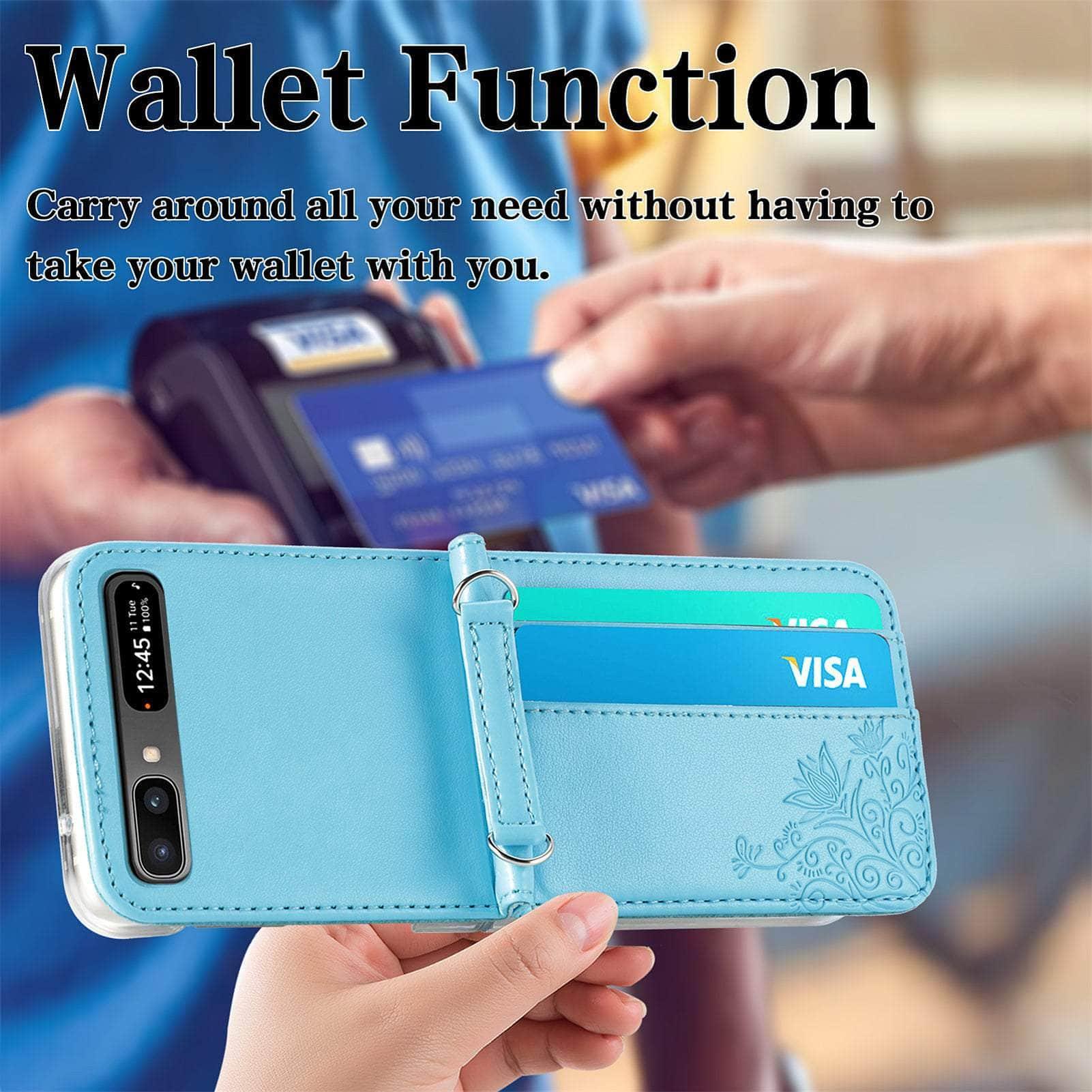 Casebuddy Galaxy Z Flip 3 Fashion Card Holder Wallet