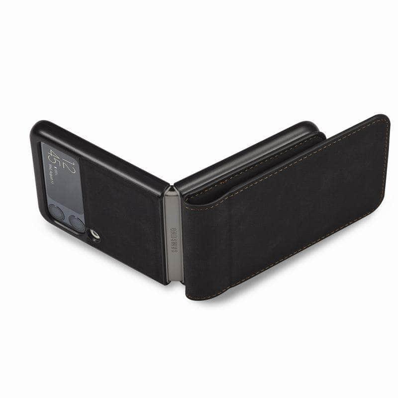 Casebuddy Galaxy Z Flip 3 Luxury Leather Wallet