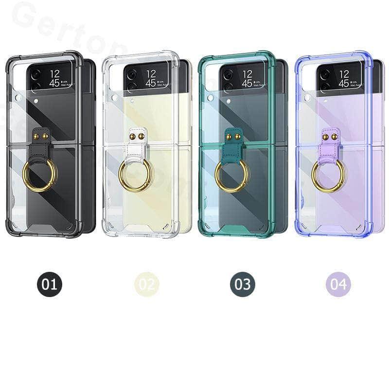 Casebuddy Galaxy Z Flip 3 Transparent Bumper Silicone Cover