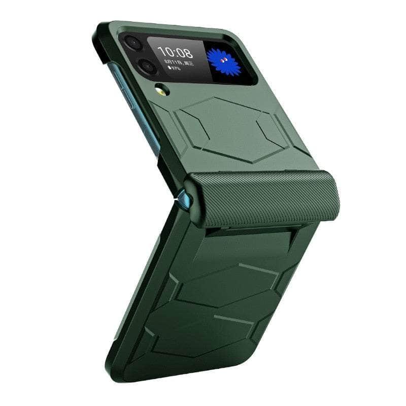 Casebuddy Green / For Galaxy Z Flip 4 Galaxy Z Flip 4 Hinge Armor Case