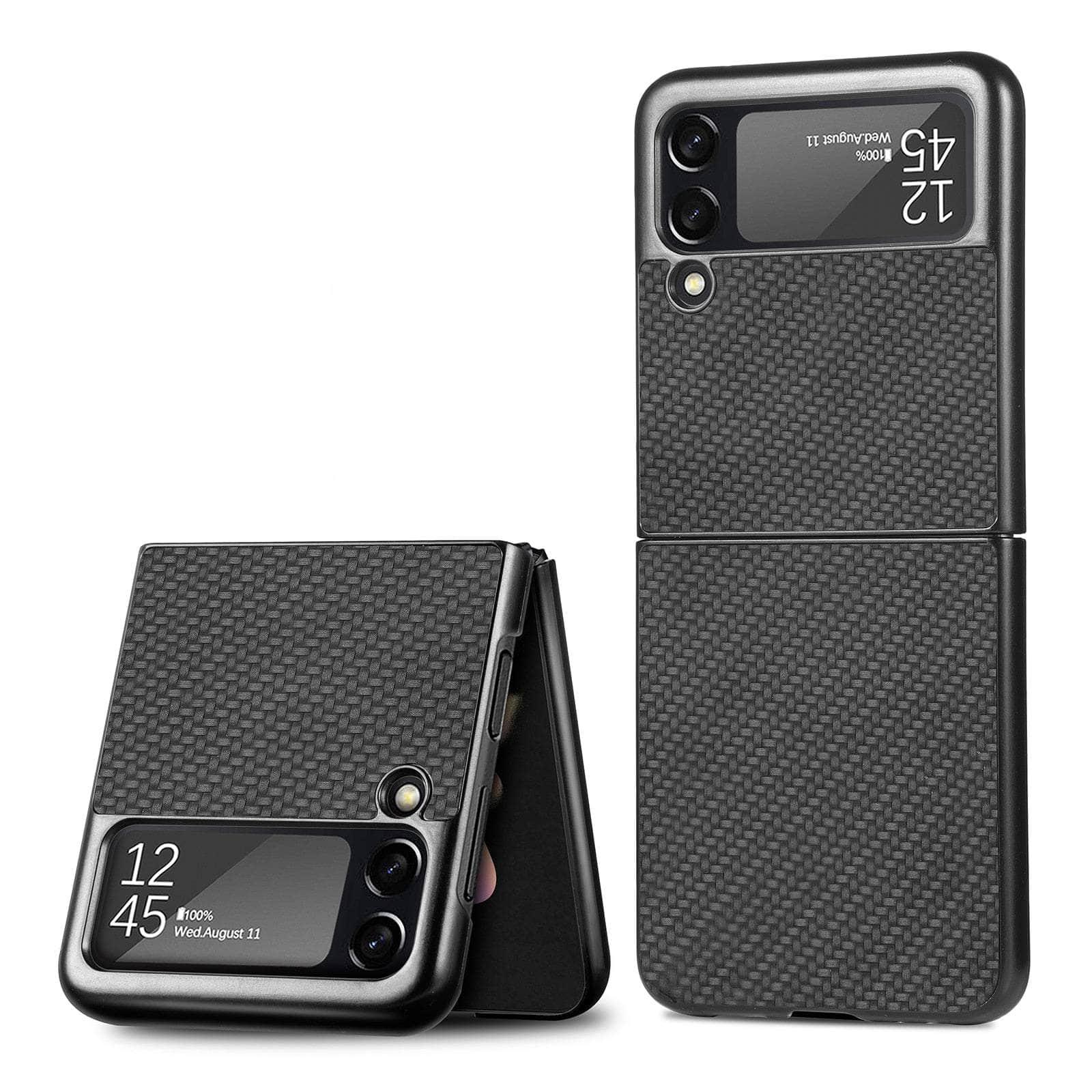 Casebuddy Galaxy Z Flip 4 Luxury Carbon Fiber Slim Case