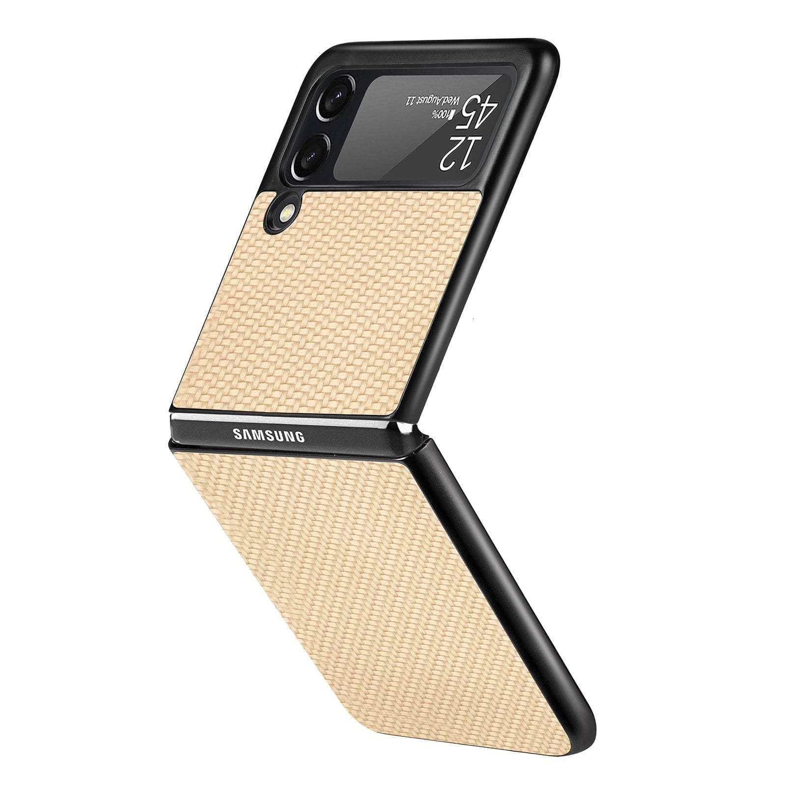 Casebuddy Galaxy Z Flip 4 Luxury Carbon Fiber Slim Case