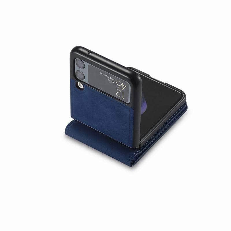 Casebuddy Galaxy Z Flip 4 Luxury Leather Wallet