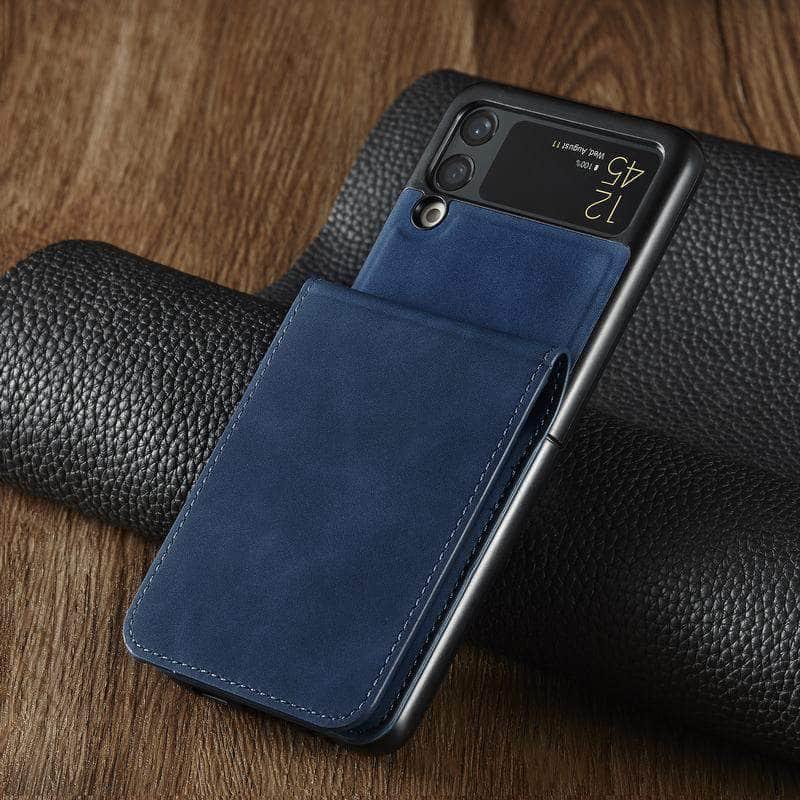 Casebuddy Galaxy Z Flip 4 Luxury Leather Wallet