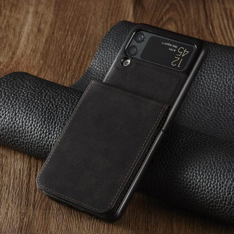 Casebuddy Galaxy Z Flip 4 Luxury Leather Wallet