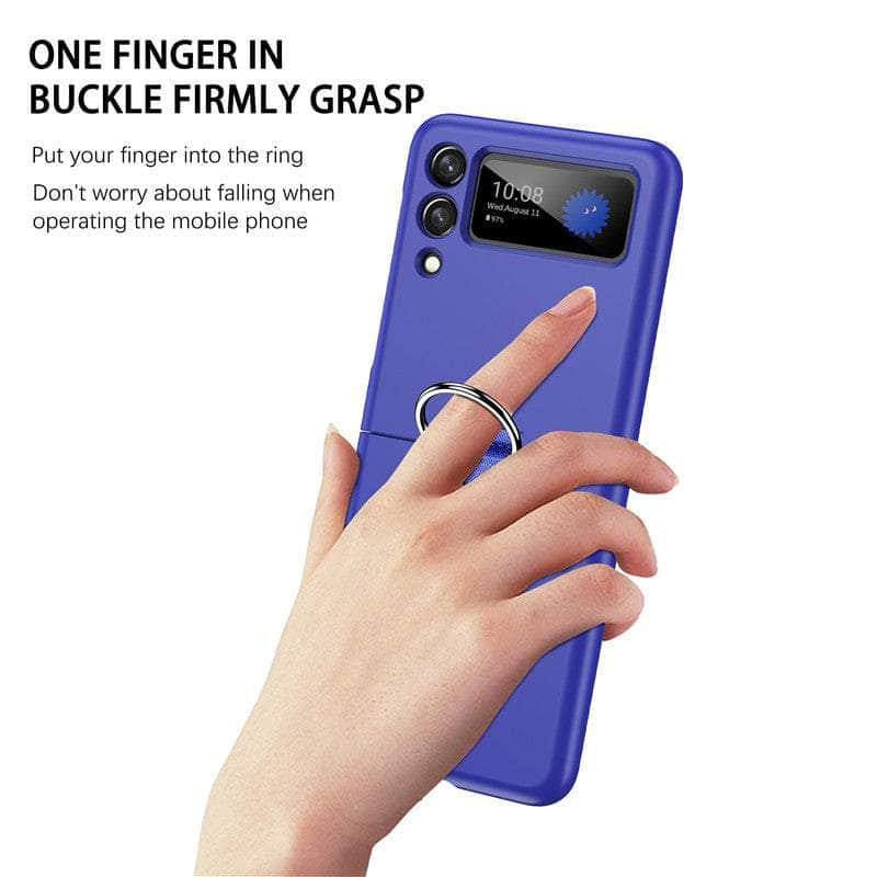Casebuddy Galaxy Z Flip 4 Shockproof Finger Ring