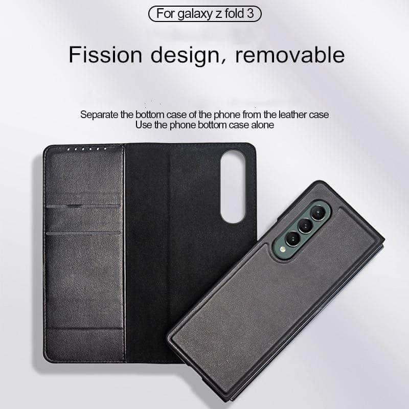CaseBuddy Australia Casebuddy Galaxy Z Fold 3 5G Magnetic Flip Wallet Case