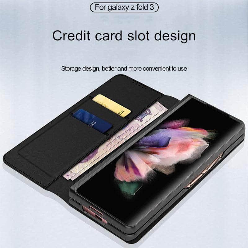 CaseBuddy Australia Casebuddy Galaxy Z Fold 3 5G Magnetic Flip Wallet Case
