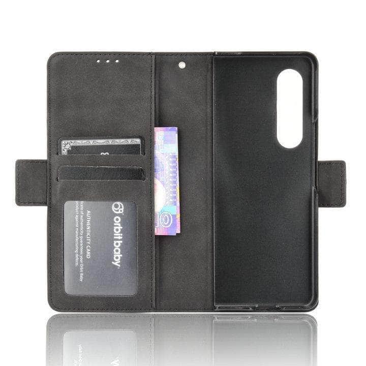 CaseBuddy Australia Casebuddy Galaxy Z Fold 3 Card Slot Removable Book Wallet