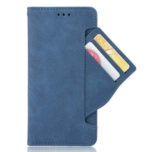 CaseBuddy Australia Casebuddy For Galaxy Z Fold3 / Blue Galaxy Z Fold 3 Card Slot Removable Book Wallet
