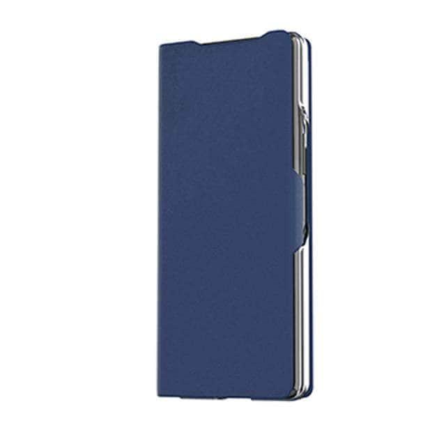CaseBuddy Australia Casebuddy For Galaxy Z Fold 3 / blue Galaxy Z Fold 3 Explosion Proof Luxury Cross Pattern Shell