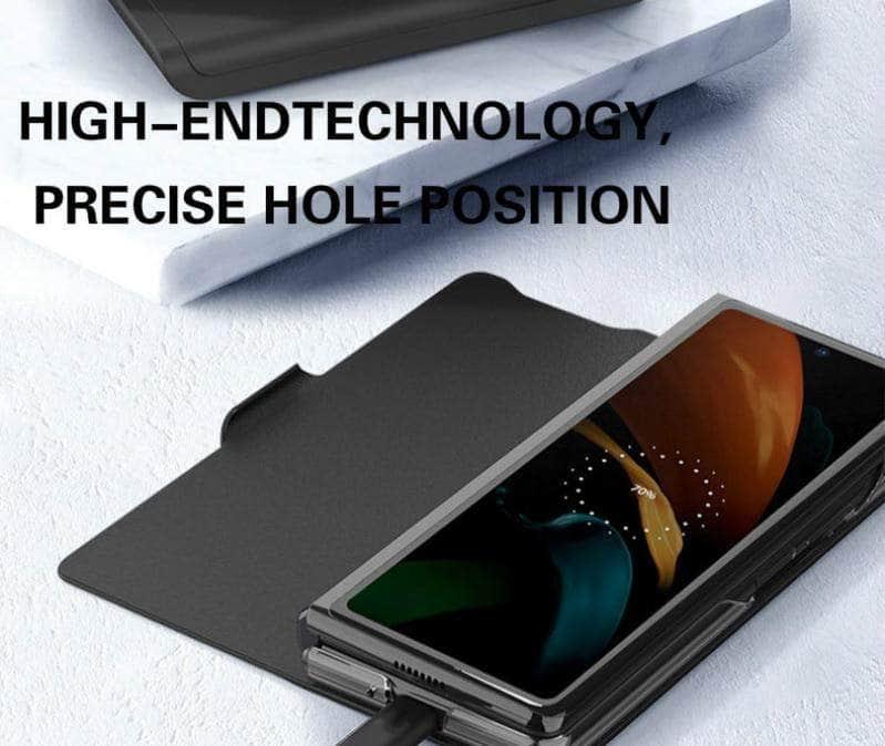 CaseBuddy Australia Casebuddy Galaxy Z Fold 3 Explosion Proof Luxury Cross Pattern Shell