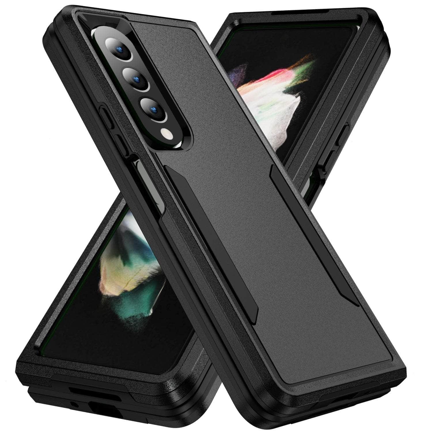 Casebuddy black / for Galaxy Z Fold 4 Galaxy Z Fold 4 Shockproof Armor Case