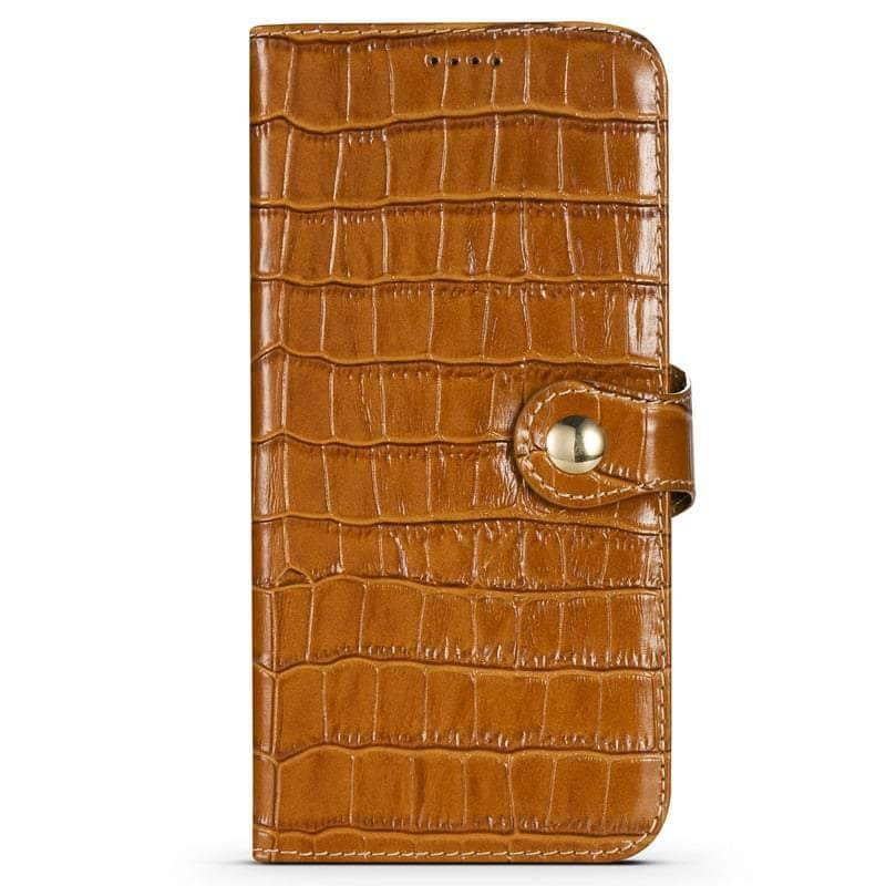CaseBuddy Australia Casebuddy Genuine Leather iPhone 13 Natural Cowhide Full Edge Protection Case