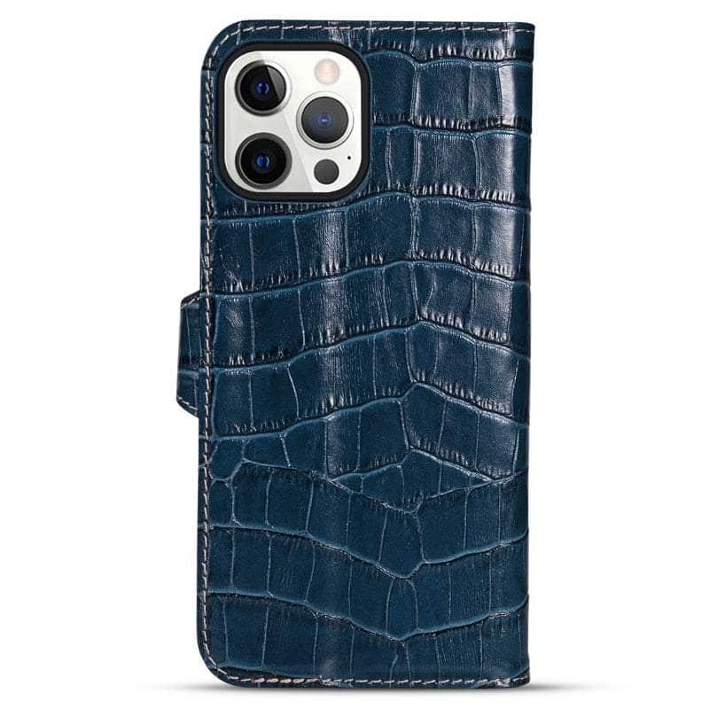 CaseBuddy Australia Casebuddy Genuine Leather iPhone 13 Pro Max Natural Cowhide Full Edge Protection Case