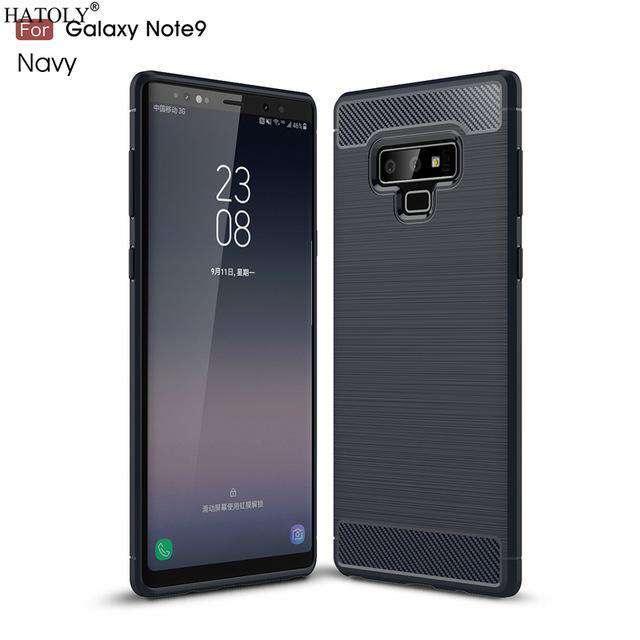 HATOLY Galaxy Note 9 Anti-knock Soft TPU Brushed Rugger Silicone Case - CaseBuddy