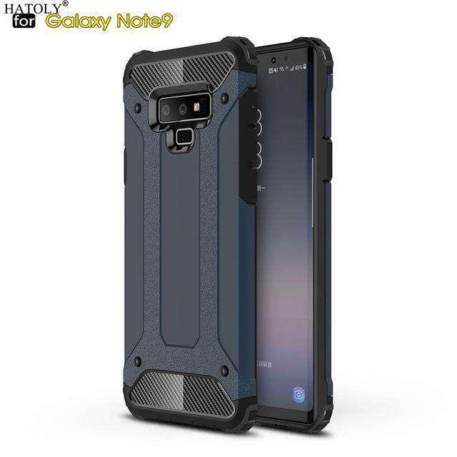 HATOLY Galaxy Note 9 Heavy Armor Slim Hard RubberCase - CaseBuddy