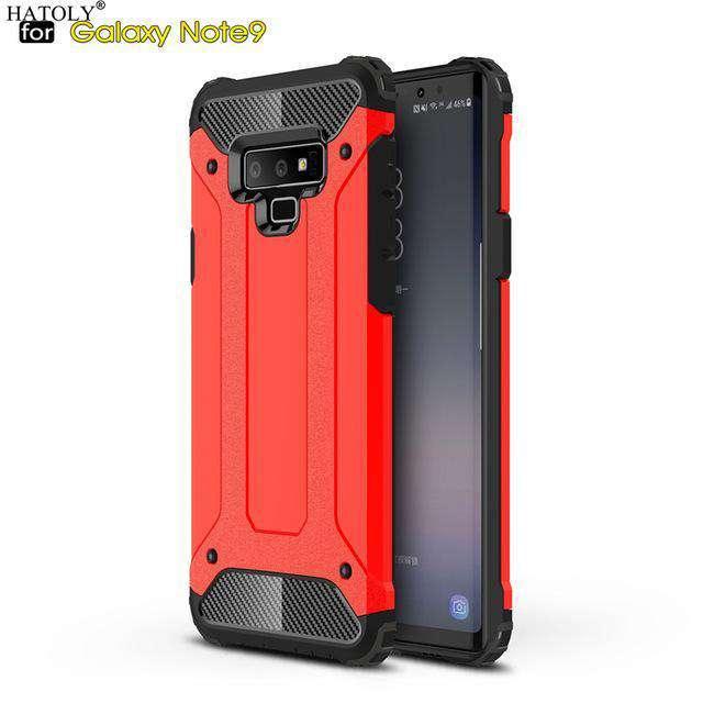 HATOLY Galaxy Note 9 Heavy Armor Slim Hard RubberCase - CaseBuddy