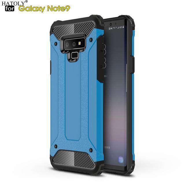 HATOLY Galaxy Note 9 Heavy Armor Slim Hard RubberCase - CaseBuddy