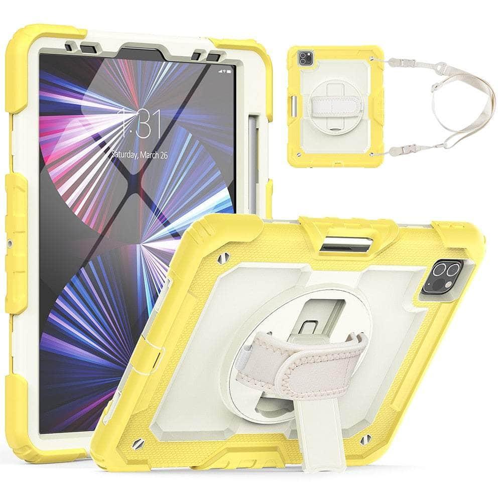 Casebuddy Yellow Grey / iPad Pro 11 2022 Heavy Duty iPad Pro 11 2022 Case