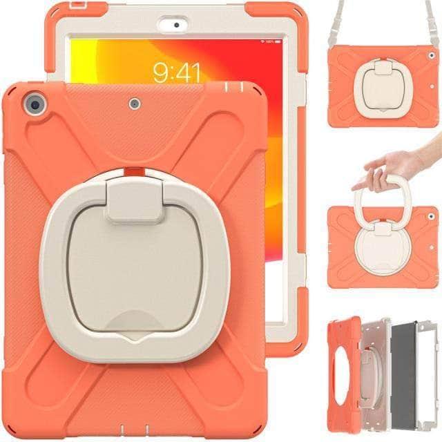 CaseBuddy Australia Casebuddy Coral Orange / IPad Air4 10.9 Heavy Duty Rugged iPad Air 4 Shockproof Cover