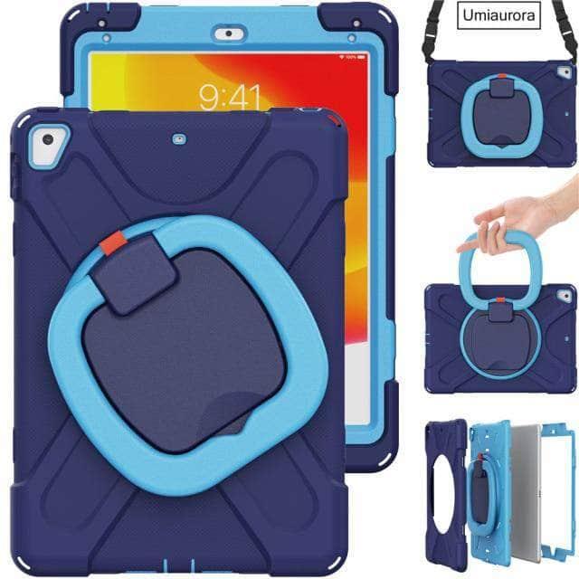 CaseBuddy Australia Casebuddy Dark Blue Blue / IPad Air4 10.9 Heavy Duty Rugged iPad Air 4 Shockproof Cover