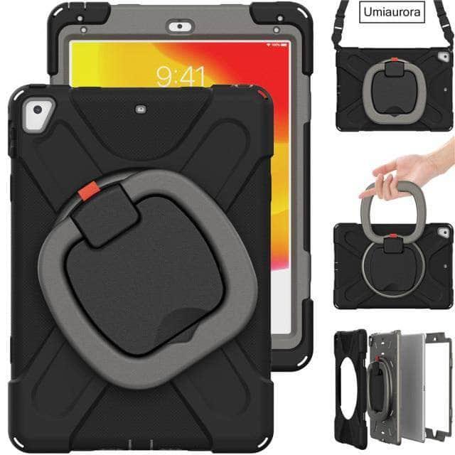 CaseBuddy Australia Casebuddy Black Gray / IPad Air4 10.9 Heavy Duty Rugged iPad Air 4 Shockproof Cover