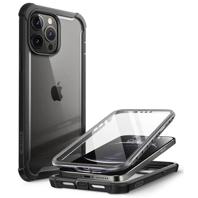 CaseBuddy Australia Casebuddy PC + TPU / Black I-BLASON iPhone 13 Pro Max Ares Dual Layer Rugged Clear Bumper