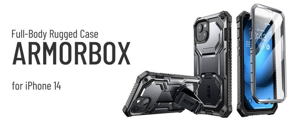 Casebuddy I-BLASON iPhone 14 Armorbox Full-Body Dual Layer Holster