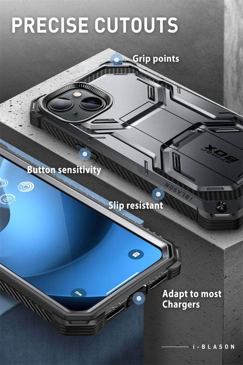 Casebuddy I-BLASON iPhone 14 Armorbox Full-Body Dual Layer Holster