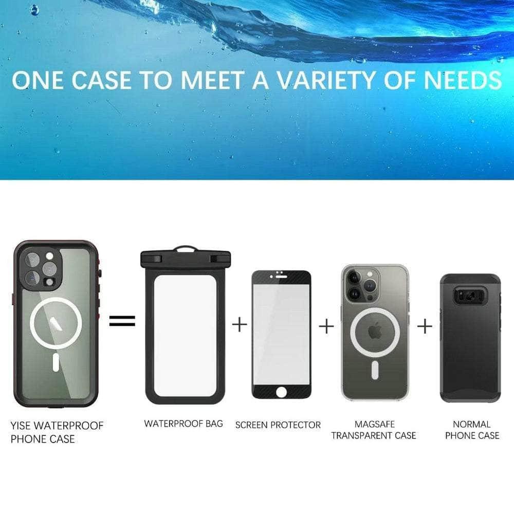 Casebuddy IP68 WaterProof iPhone 14 Pro Max Diving MagSafe Case