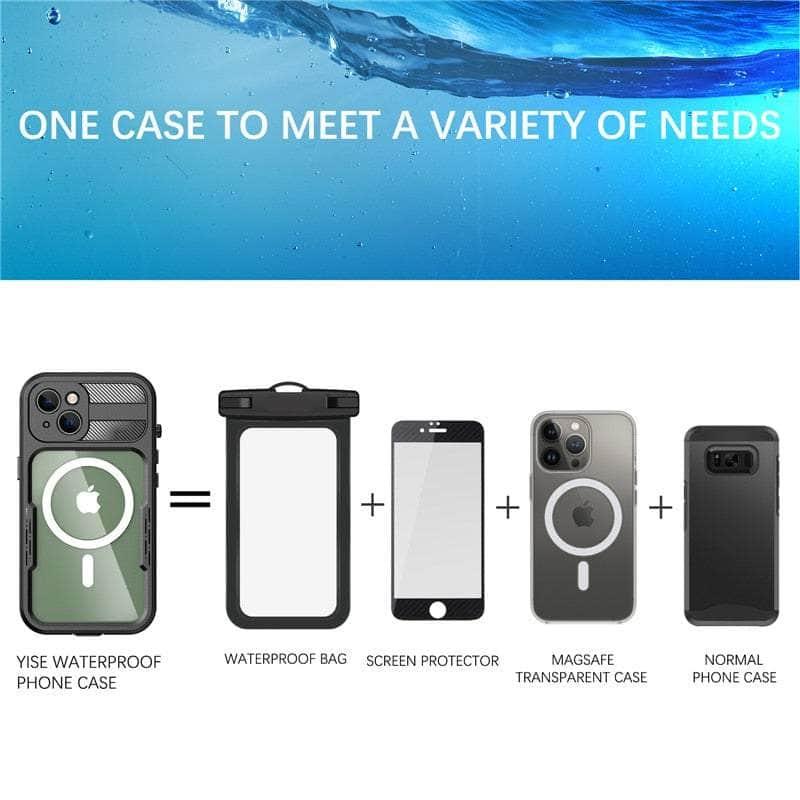 Casebuddy IP68 Waterproof iPhone 14 Pro Max Diving Wireless Charging Case