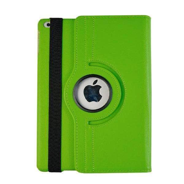 CaseBuddy Casebuddy 19IPAD 102 XZ GN iPad 10.2 2019/2020 (iPad 7/8) Leather Stand 360 Case