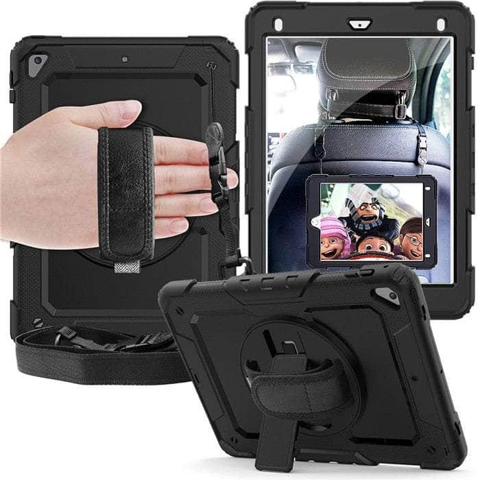 Casebuddy Black / iPad 10th 10.9 2022 iPad 10 2022 Full Body Protective Shockproof Case