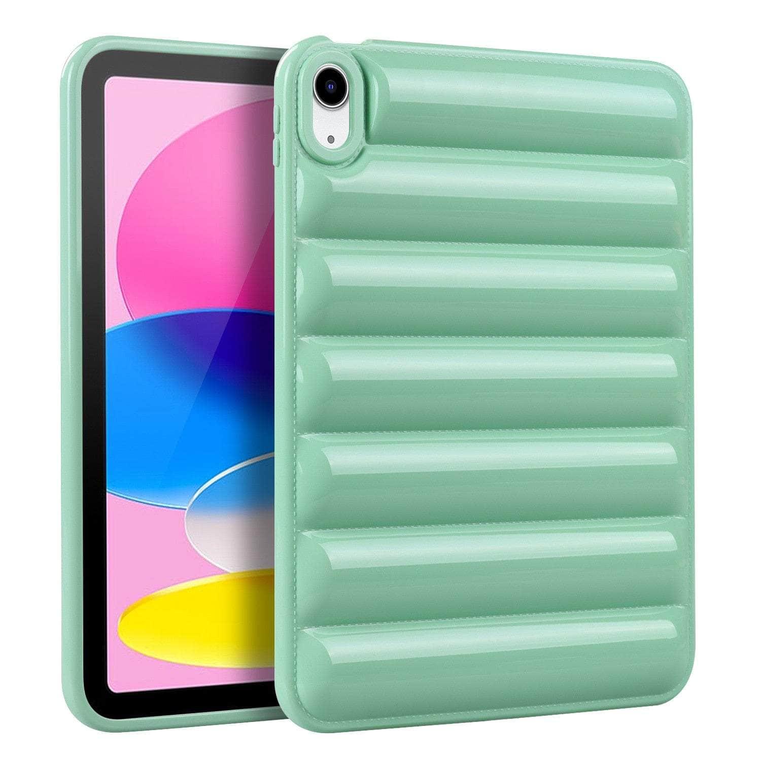 Casebuddy Green / iPad 10 2022 10.9 iPad 10 2022 Puffer Jacket Case