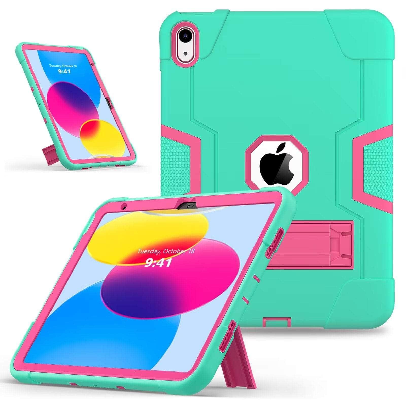 Casebuddy iPad 10 2022 Shockproof Kickstand Kid Silicone case